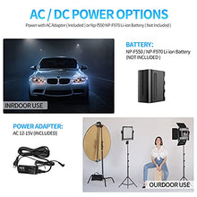 Load image into Gallery viewer, GVM 3 Pack LED Video Lighting Kits with APP Control, Bi-Color Variable 2300K~6800K with Digital Display Brightness of 10~100% for Video Photography, CRI97+ TLCI97 Led Video Light Panel +Barndoor
