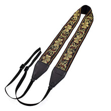 Load image into Gallery viewer, CLOUDMUSIC Camera Strap Jacquard Weave Neck Strap For Girls Men Women Floral Series (Metallic Vintage)
