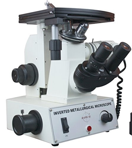 Radical 600x Inverted Metallurgical Reflected Light Microscope Cast Iron Steel Alloy Brass Metal Microstructure Inspection