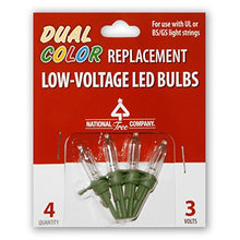 Load image into Gallery viewer, National Tree 4 Low Voltage Dual LED Replacement Bulbs (RB-4LVD)
