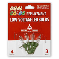 National Tree 4 Low Voltage Dual LED Replacement Bulbs (RB-4LVD)