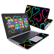 Load image into Gallery viewer, MightySkins Skin Compatible with Asus Chromebook 11.6&quot; C200MA wrap Cover Sticker Skins Hearts
