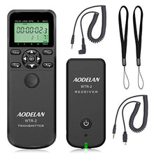 Load image into Gallery viewer, AODELAN Camera Remote Control - Wireless Shutter Release with Cords, Timer Controller for Sony a7riii a7rii a9 a200 a560 a700 a850 a900 a77 a99 A7 A7 II A7R, Replace RM-L1AM and RM-SPR1
