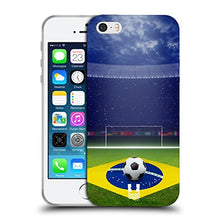 Load image into Gallery viewer, Head Case Designs Illuminated Football Stadium at Night Football Snapshots Soft Gel Case Compatible with Apple iPhone 5 / iPhone 5s / iPhone SE 2016
