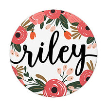 Load image into Gallery viewer, First Name Riley &amp; Coral Pink &amp; Orange Flowers PACH277

