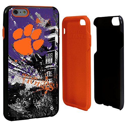 Guard Dog Collegiate Hybrid Case for iPhone 6 Plus / 6s Plus  Paulson Designs  Clemson Tigers