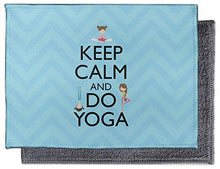 Load image into Gallery viewer, Keep Calm &amp; Do Yoga Microfiber Screen Cleaner
