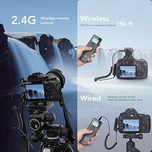 Load image into Gallery viewer, AODELAN Intervalometer Remote for Nikon - Camera Wireless Timer Shutter Release Remote Control for Nikon Z6, Z7, Z9, D850, D810, D750, D7200, Coolpix P1000, P950; Replaces Nikon MC-DC2, MC-30, MC-36A
