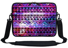 Load image into Gallery viewer, Meffort Inc 11.6 12 Inch Neoprene Laptop Sleeve Bag Carrying Case with Hidden Handle and Adjustable Shoulder Strap - Shiny Pattern
