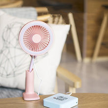 Load image into Gallery viewer, FAN MAZHONG Portable Mini USB Clip Desktop Wall Mount (Color : Pink)
