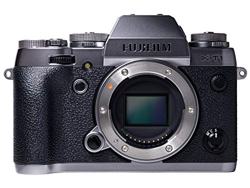 Fujifilm X-T1 16 MP Mirrorless Digital Camera with 3.0-Inch LCD (Body Only) (Graphite Silver & Weather Resistant) (Renewed)