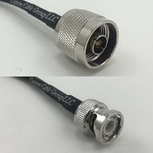 Load image into Gallery viewer, 12 inch RG188 N Male to BNC Male Pigtail Jumper RF coaxial Cable 50ohm Quick USA Shipping
