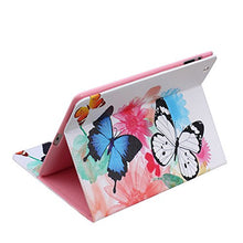 Load image into Gallery viewer, iPad Mini Case, iPad Mini 2/3 Case, Newshine [Coloured Paintings Design] Cute Synthetic Leather [Stand Feature] Flip Wallet Case Cover for 7.9&#39;&#39; Apple iPad Mini 3 2 1 and Retina Tablet (Butterflies)
