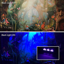 Load image into Gallery viewer, UV Black Light Party Light,OHiHi 9W Super Bright 3 LED UV Bar Blacklight, Best for Halloween Birthday Dance Disco Club Party Supplies DJ Stage Lighting, Glow in The Dark,Fishing, Aquarium, Curing
