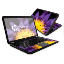 Load image into Gallery viewer, MightySkins Skin Compatible with HP Pavilion G6 Laptop with 15.6&quot; Screen wrap Sticker Skins Purple Flower
