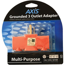 Load image into Gallery viewer, Axis YLCT-10 3-Outlet Heavy-Duty Grounding Adapter
