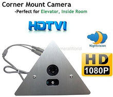 Load image into Gallery viewer, 1080P HDTVI IR Corner Mount Security Corner Triangle Camera 2.8mm Wide Angle Lens 1080P, ONLY Work with HD-TVI DVR
