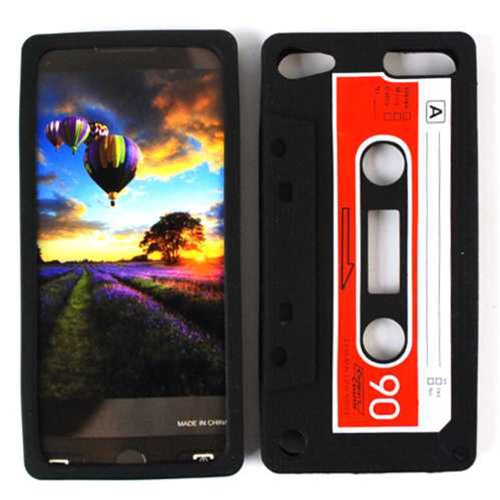 Cell Armor Hybrid Novelty Protector Case for iPod touch 5 (Black Cassette)