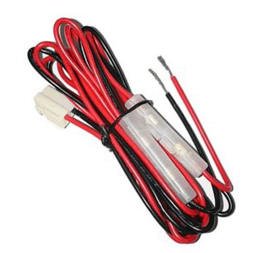 FANVERIM 3M Fused Dc Power Cable Cord Wire Compatible for Kenwood Icom Yaesu Mobile Radio