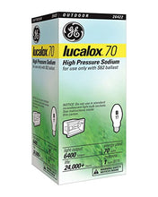 Load image into Gallery viewer, Ge High Pressure Sodium Bulb Lucalox 70 W 5.43 In. Med Base 1900 K 22 Cri
