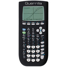 Load image into Gallery viewer, Guerrilla Silicone Case for Texas Instruments TI-84 Plus Graphing Calculator, Black
