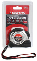DEKTON DT55150 Professional Tape Measure, 240 V, Black/Red, 3 m