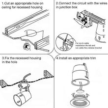 Load image into Gallery viewer, 6 Pack 3 Inch Remodel Recessed Housing, Air Tight IC Rated Steel Can, 120-277V, TP24 Connector Included for Easy Install, UL &amp; Title 24 Compliant
