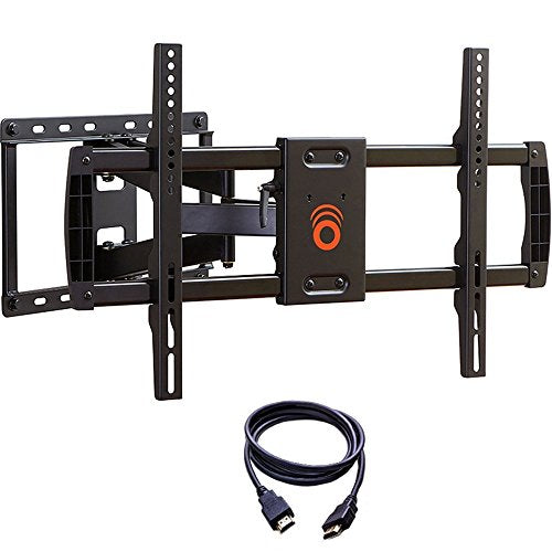 ECHOGEAR Full Motion Articulating TV Wall Mount Bracket for Most 37-70 inch LED, LCD, OLED and Plasma Flat Screen TVs w/VESA Patterns up to 600 x 400-16
