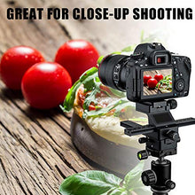Load image into Gallery viewer, EXMAX Pro 4 Way Macro Focusing Focus Rail Slider Shooting for Digital SLR Camera and DC with Standard 1/4&quot; Screw Hole
