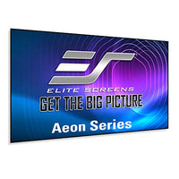 Elite Screens Aeon Series, 110-inch 16:9, 8K / 4K Ultra HD Home Theater Fixed Frame EDGE FREE Borderless Projector Screen, CineWhite UHD-B Front Projection Screen, AR110WH2