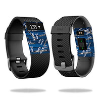 MightySkins Skin Compatible with Fitbit Charge HR Cover Skins Sticker Watch Time Travel Boxes