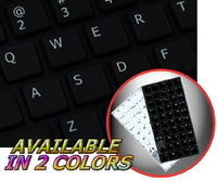 4 Keyboard English Us Sticker For Keyboard Black Background (14x14) For Desktop, Laptop And Notebook