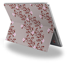 Load image into Gallery viewer, Victorian Design Red - Decal Style Vinyl Skin fits Microsoft Surface Pro 4 (Surface NOT Included)
