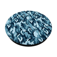 Load image into Gallery viewer, Pop out holder Outdoor blue Camouflage Hunting camo PopSockets Grip and Stand for Phones and Tablets

