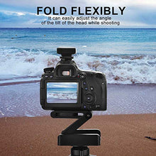Load image into Gallery viewer, Acouto Z Flex Tilt Head Folding Plate Z-Type Tilt Flexible Folding Tr Head 1/4&quot; Mounting Screw Tr Quick Release Plate Fit for Nikon for Canon DSLR

