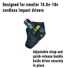 Load image into Gallery viewer, Clc Custom Leathercraft 5021 Impact Driver Holster,Black
