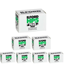 Load image into Gallery viewer, Ilford 1574577 HP5 Plus, Black and White Print Film, 35 mm, ISO 400, 36 Exposures pack of 7
