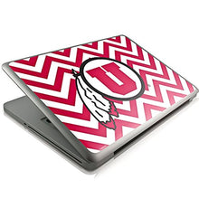 Load image into Gallery viewer, Skinit Decal Laptop Skin Compatible with MacBook Pro 13 (2011-2012) - Officially Licensed College Utah Chevron Print Design
