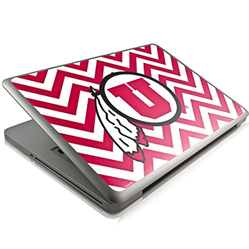 Skinit Decal Laptop Skin Compatible with MacBook Pro 13 (2011-2012) - Officially Licensed College Utah Chevron Print Design