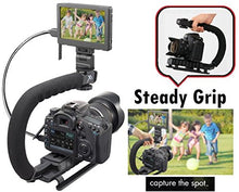 Load image into Gallery viewer, Pro Grip Camera Stabilizing Bracket for Panasonic Lumix DMC-FZ2500 DC-FZ80
