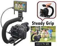 Pro Grip Camera Stabilizing Bracket for Panasonic Lumix DMC-FZ2500 DC-FZ80