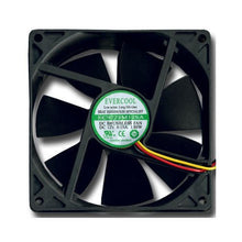 Load image into Gallery viewer, Evercool 92mm x 25mm Sleeve Bearing Cooling Fan 12V 3 Pin Connector EC9225M12SA
