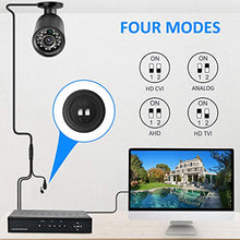 Load image into Gallery viewer, Dericam 1080P 1920TVL CCTV Security Camera for Home Surveillance, 4-in-1 CVI/TVI/AHD/960H Bullet Camera with IP66 Weatherproof, 82ft Night Vision, B2B, Black

