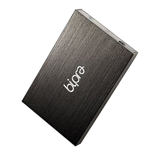 Bipra USB 3.0 750GB 750 GB 2.5 inch FAT32 Portable External Hard Drive - Black