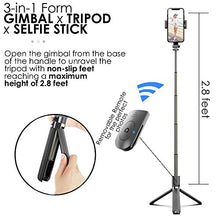 Load image into Gallery viewer, inDigi Pocket GTS 1 - Single Axis Smartphone Gimbal Handheld Stabilizer, Tripod, &amp; Selfie Stick Vlog YouTube Live Video
