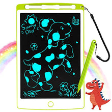 Load image into Gallery viewer, LCD Writing Tablet for Kids, Toddler Girl Boy Toys 8.5 Inch Kids Drawing Tablet Doodle Board with Lanyard, Road Trip Essentials Kids First Birthday Gifts for Girls Boys 3 4 5 6 7 8 9 Year Old
