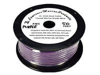14 AWG Tinned Marine Primary Wire, Purple, 50 Feet