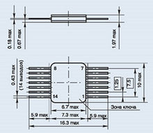 Load image into Gallery viewer, S.U.R. &amp; R Tools IC/Microchip USSR 198NT8A 2 pcs
