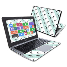 Load image into Gallery viewer, MightySkins Skin Compatible with Asus Chromebook 11.6&quot; C200MA wrap Cover Sticker Skins Aqua Giraffe
