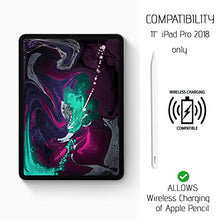 Load image into Gallery viewer, Luvvitt iPad Pro 11 2018 Case with Pencil Holder (Wireless Charging Compatible) Magnetic Front and Back Full Body Cover Smart Folio (Compatible with 2018 Version only) - Black
